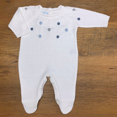 Macacão - Rainbow - Branco,  Steal,  Blue Sky e Jeans
