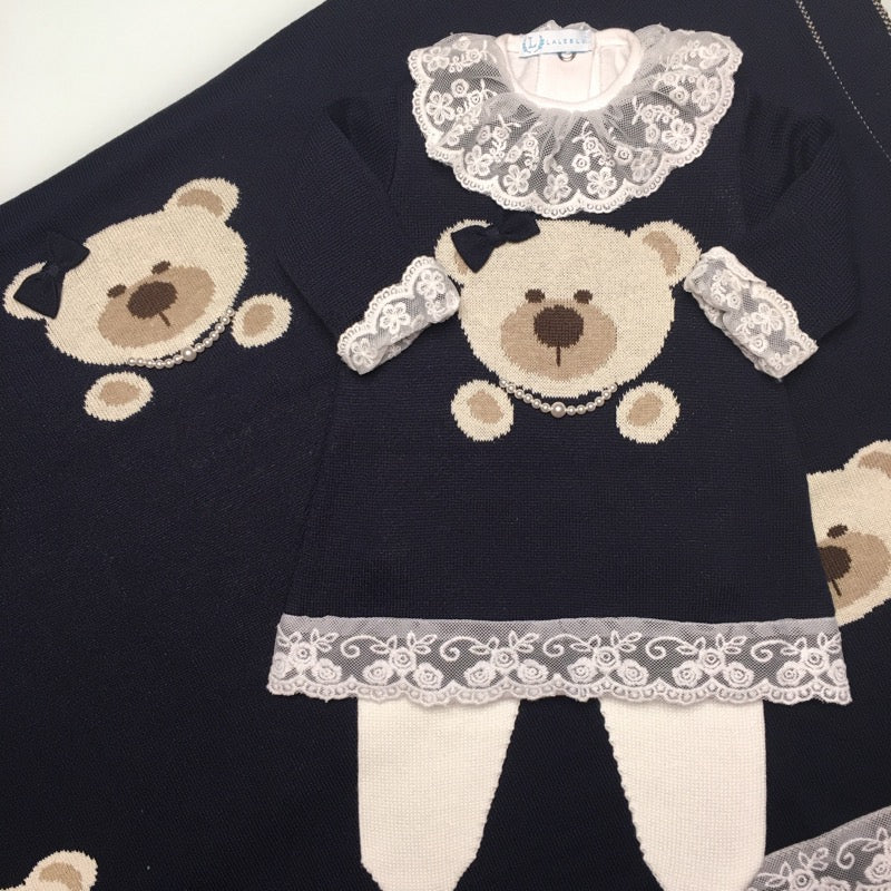 Vestido. Calça e Manta - Ursa - Profundo