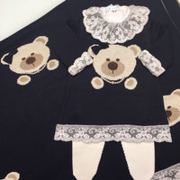 Vestido. Calça e Manta - Ursa - Profundo