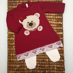 Vestido e Calça - Ursa - Red