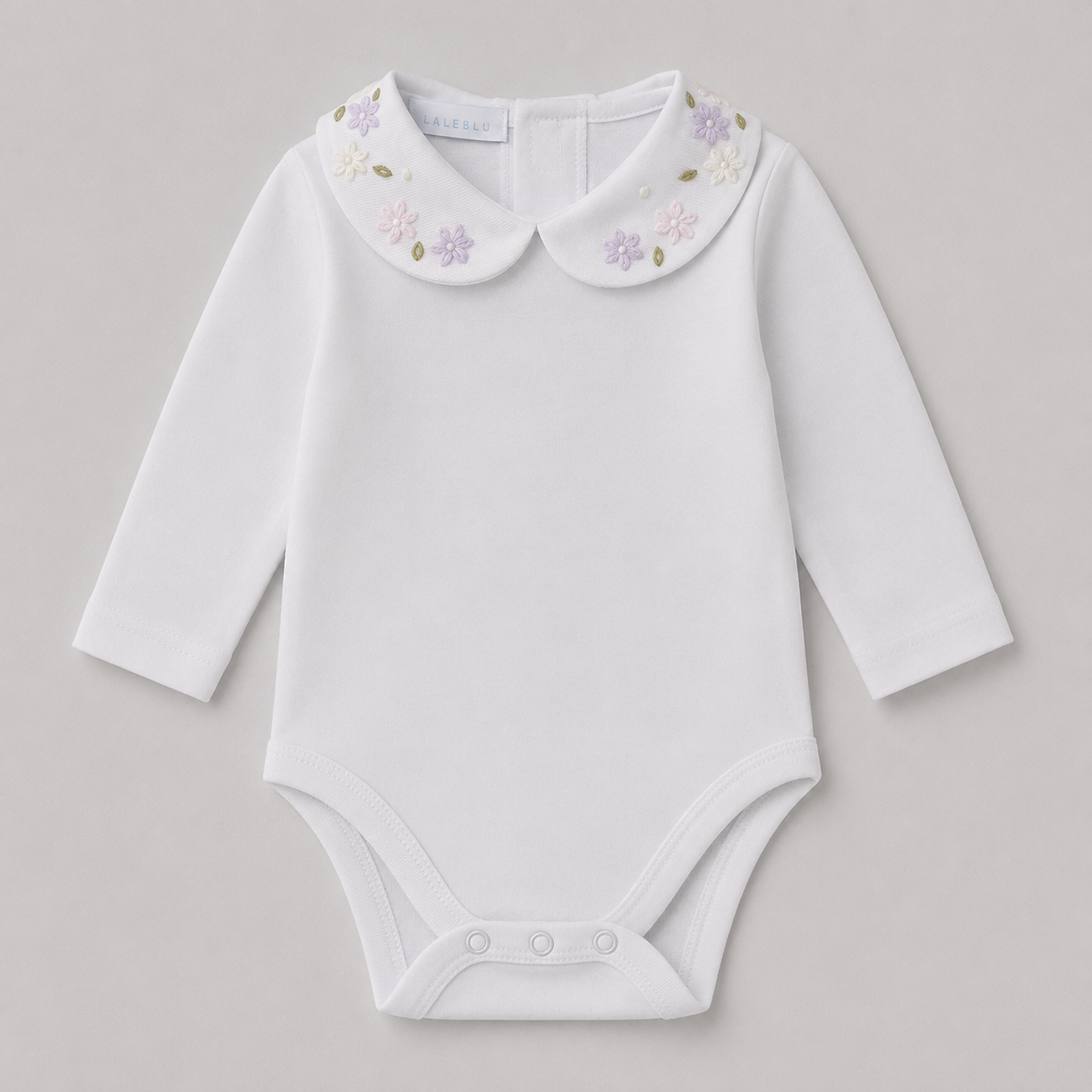 Body com Gola - Flores Avulsas