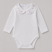 Body com Gola - Flores Avulsas