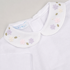 Body com Gola - Flores Avulsas