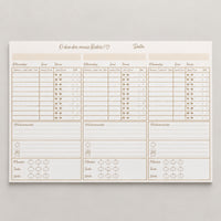Planner para trigêmeos Laleblu