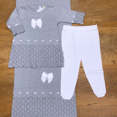 Vestido. Calça e Manta - Bárbara - Steal com Pérolas e Cristais Swarovski