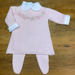 Vestido e Calça - Filipa - Rosa Pastel