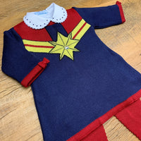 Vestido e Calça - Capitã Marvel