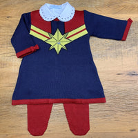 Vestido e Calça - Capitã Marvel