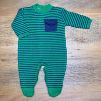 Macacão - Bolso - Verde e Naval
