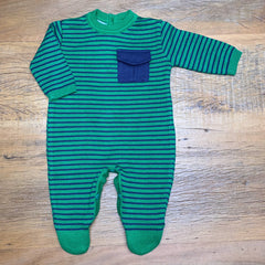 Macacão - Bolso - Verde e Naval