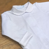 Body com Gola - Branco Liso - Picueta