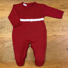 Macacão - Viviane - Red e Branco