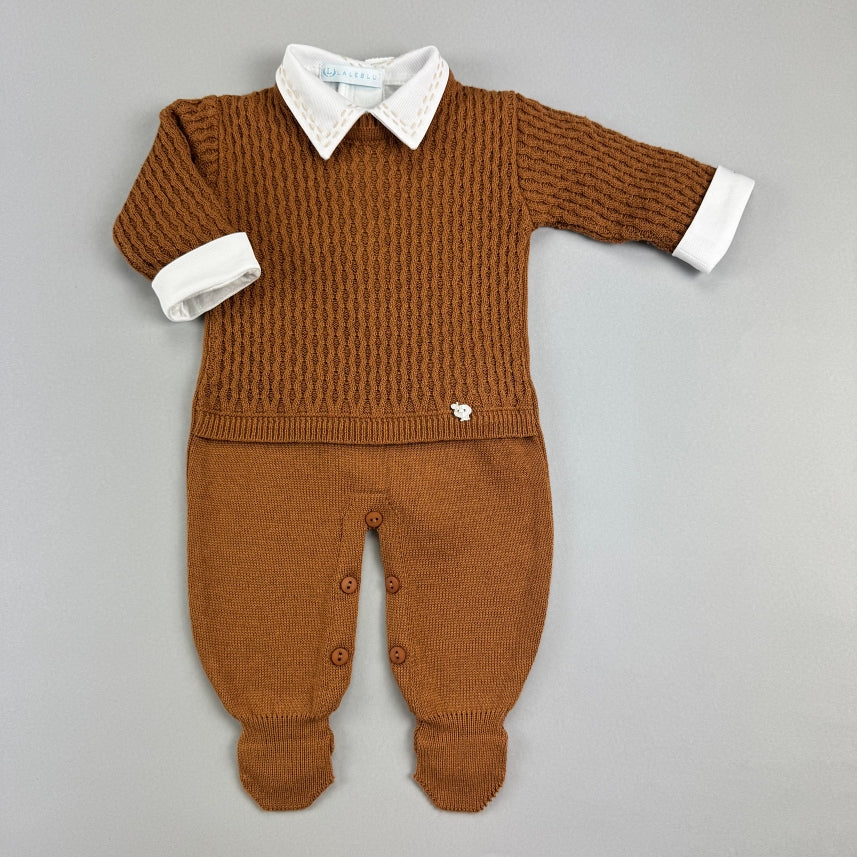 Macacão - Miguel - Caramelo