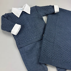 Macacão e Manta - Miguel - Indigo