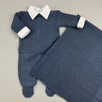 Macacão e Manta - Miguel - Indigo