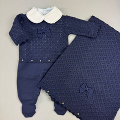 Macacão e Manta - Jade - Naval