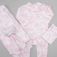 Naninha em Algodão Egípcio - Toile Du Jour - Rosa