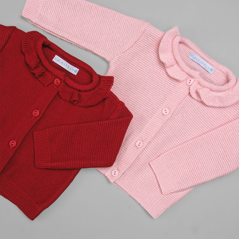 Casaco para Bebê - Tricot - Babadinho - Red