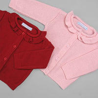 Casaco para Bebê - Tricot - Babadinho - Red
