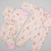 Pijama Infantil Longo - Algodão Pima - Ursa Exploradora