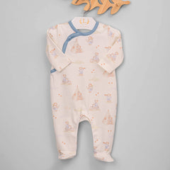 Macacão para Bebê Longo - Algodão Pima - Urso Explorador