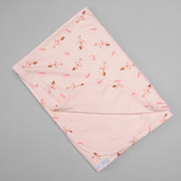 Manta - Algodão Egípcio - Laço Bailarina - Rosa