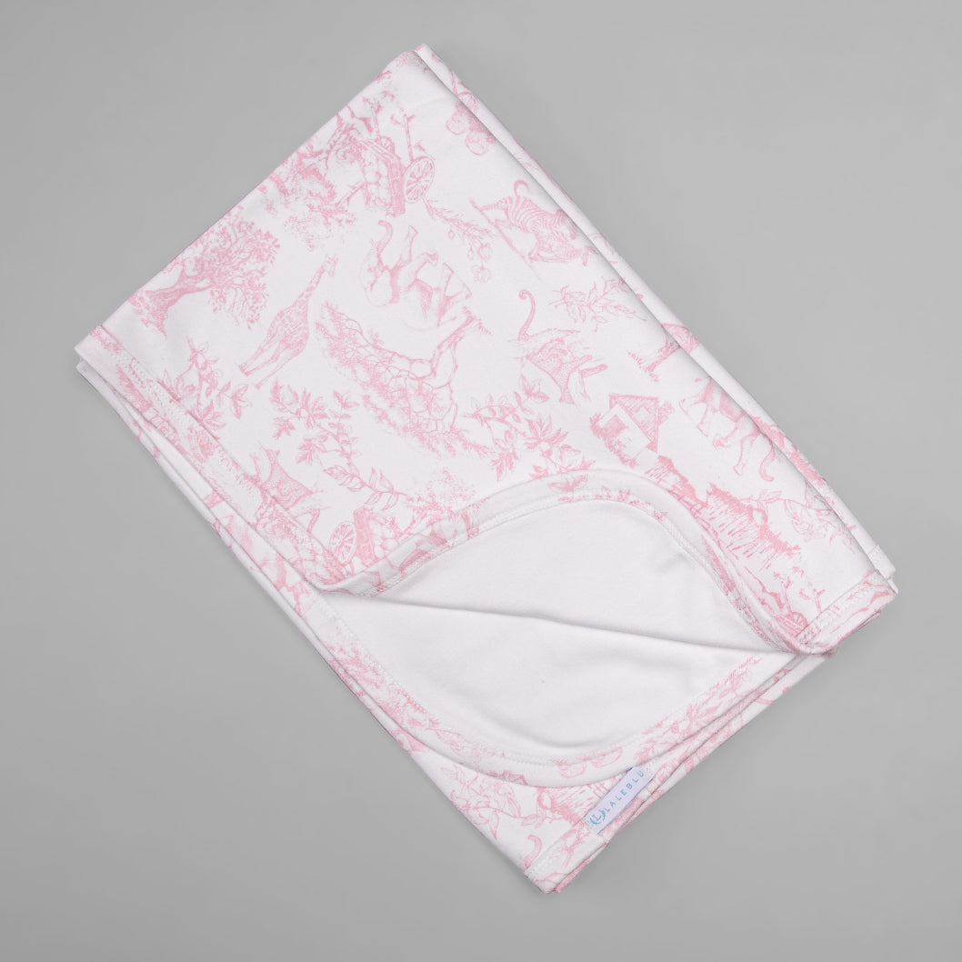 Manta - Algodão Egípcio - Toile Du Jour - Rosa