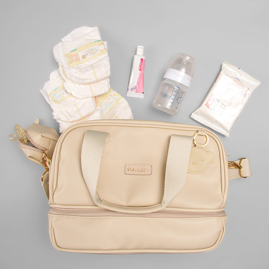 Frasqueira - LALEBLU by Masterbag Baby - Napa Soft - Bege