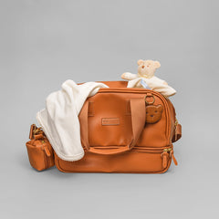 Frasqueira - LALEBLU by Masterbag Baby - Napa Soft - Caramelo