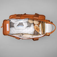 Bolsa Maternidade - LALEBLU by Masterbag Baby - Napa Soft - Caramelo