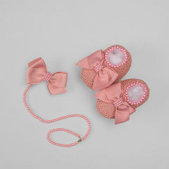 Sapatinho para Bebê - Aurora - Rosê