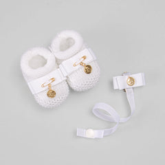 Sapatinho - Batizado - Branco