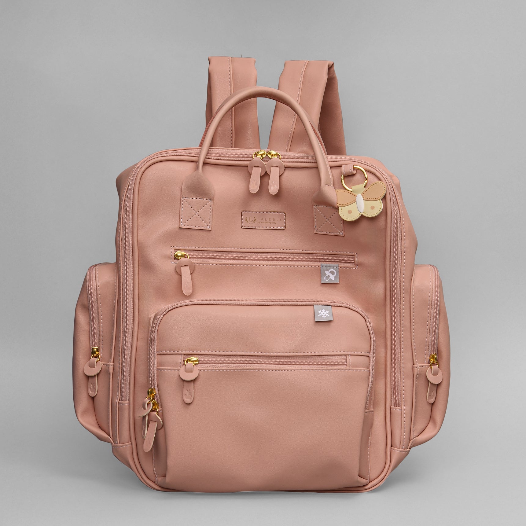 Mochila Maternidade - LALEBLU by Masterbag Baby - Napa Soft - Rose