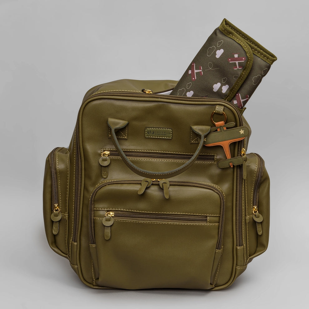 Mochila Maternidade - LALEBLU by Masterbag Baby - Napa Soft - Verde