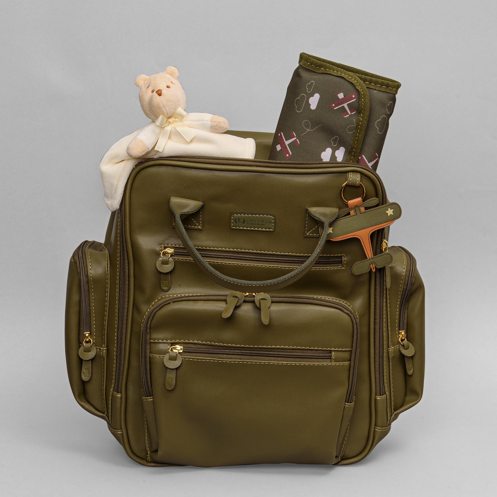 Bolsa Maternidade - LALEBLU by Masterbag Baby - Napa Soft - Verde