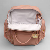 Mochila Maternidade - LALEBLU by Masterbag Baby - Napa Soft - Rose
