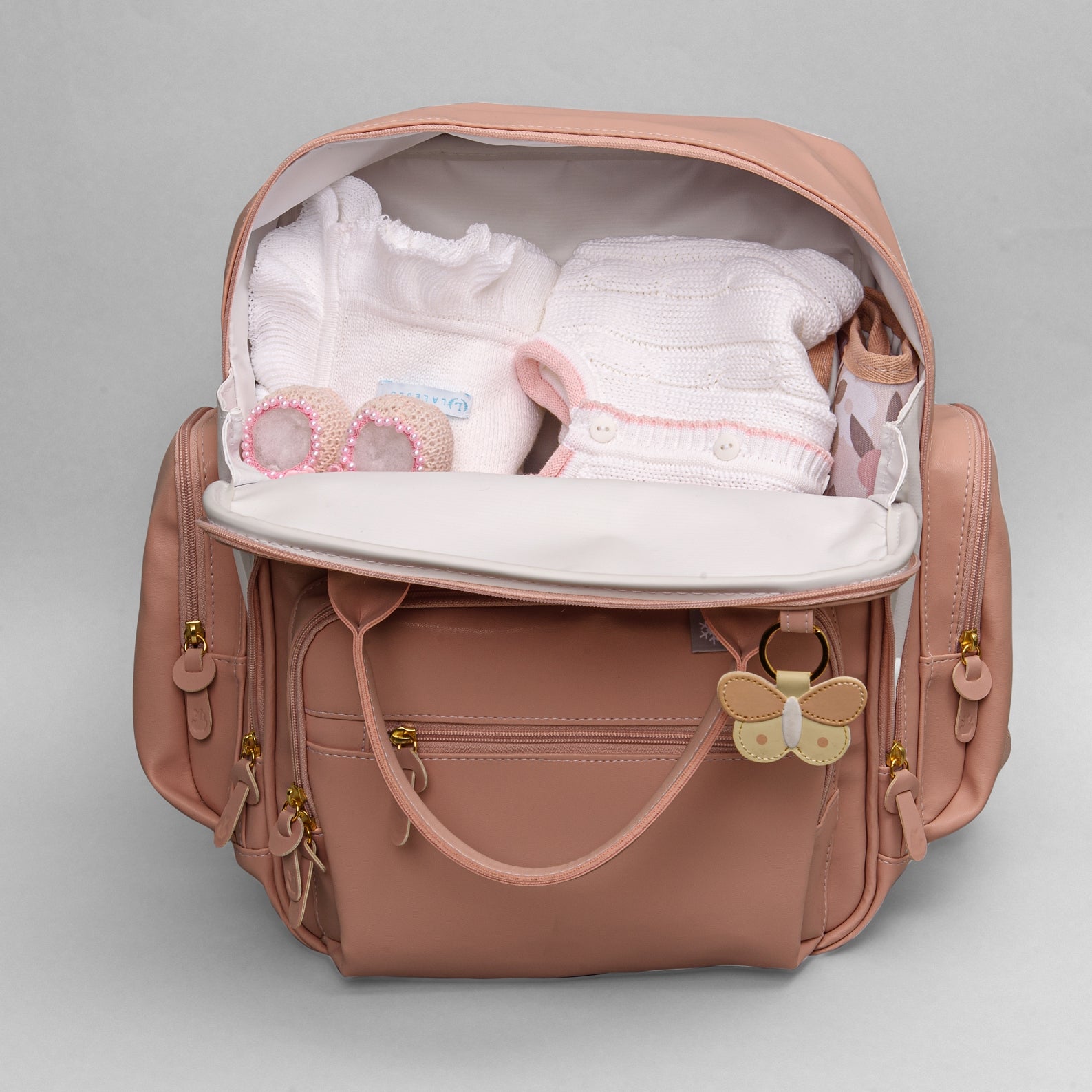 Mochila Maternidade - LALEBLU by Masterbag Baby - Napa Soft - Rose