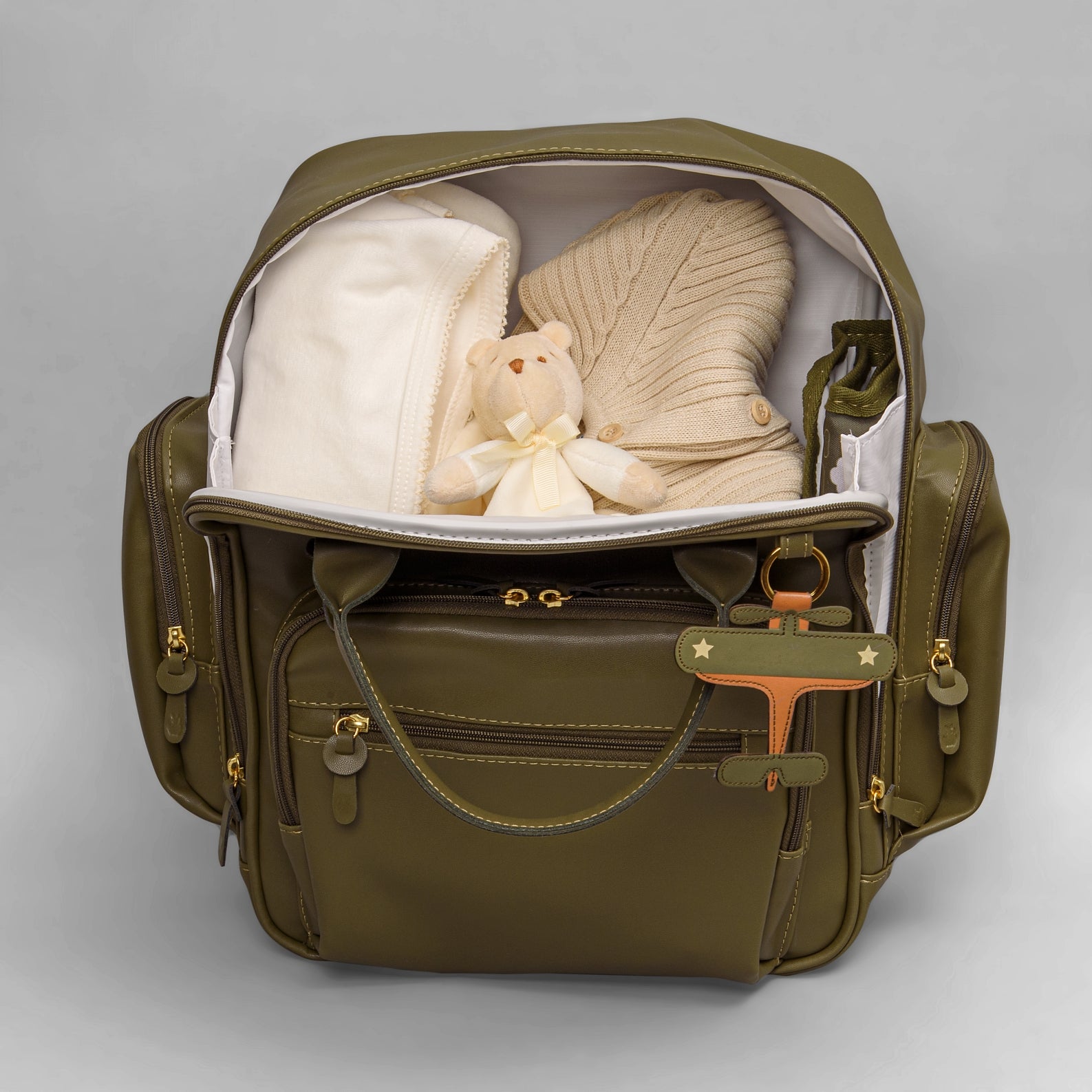 Bolsa Maternidade - LALEBLU by Masterbag Baby - Napa Soft - Verde