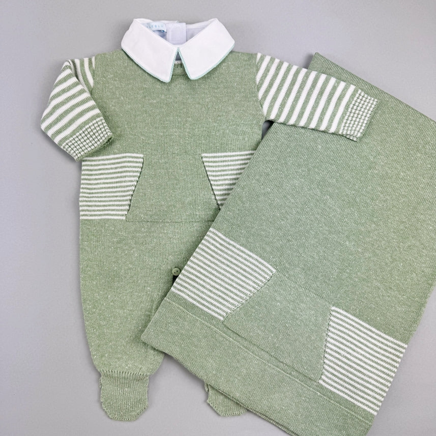 Macacão e Manta - Gabriel - Verde