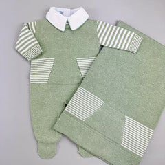 Macacão e Manta - Gabriel - Verde