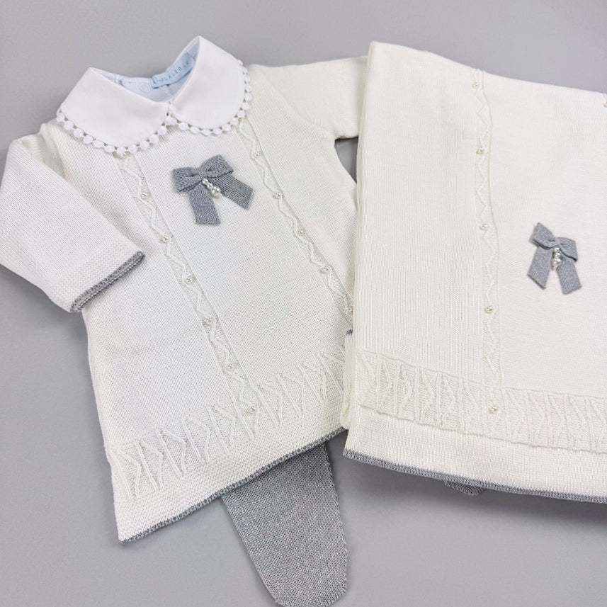 Vestido, Calça e Manta - Laura - Branco