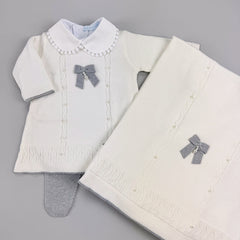 Vestido, Calça e Manta - Laura - Branco