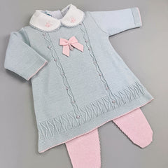 Vestido e Calça - Laura - Azul Pó