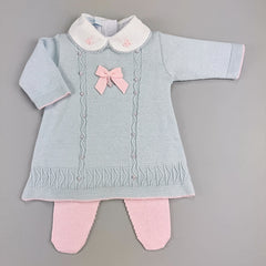 Vestido e Calça - Laura - Azul Pó