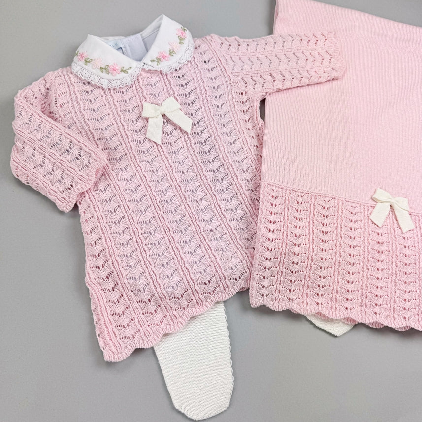 Vestido, Calça e Manta - Júlia - Rosa