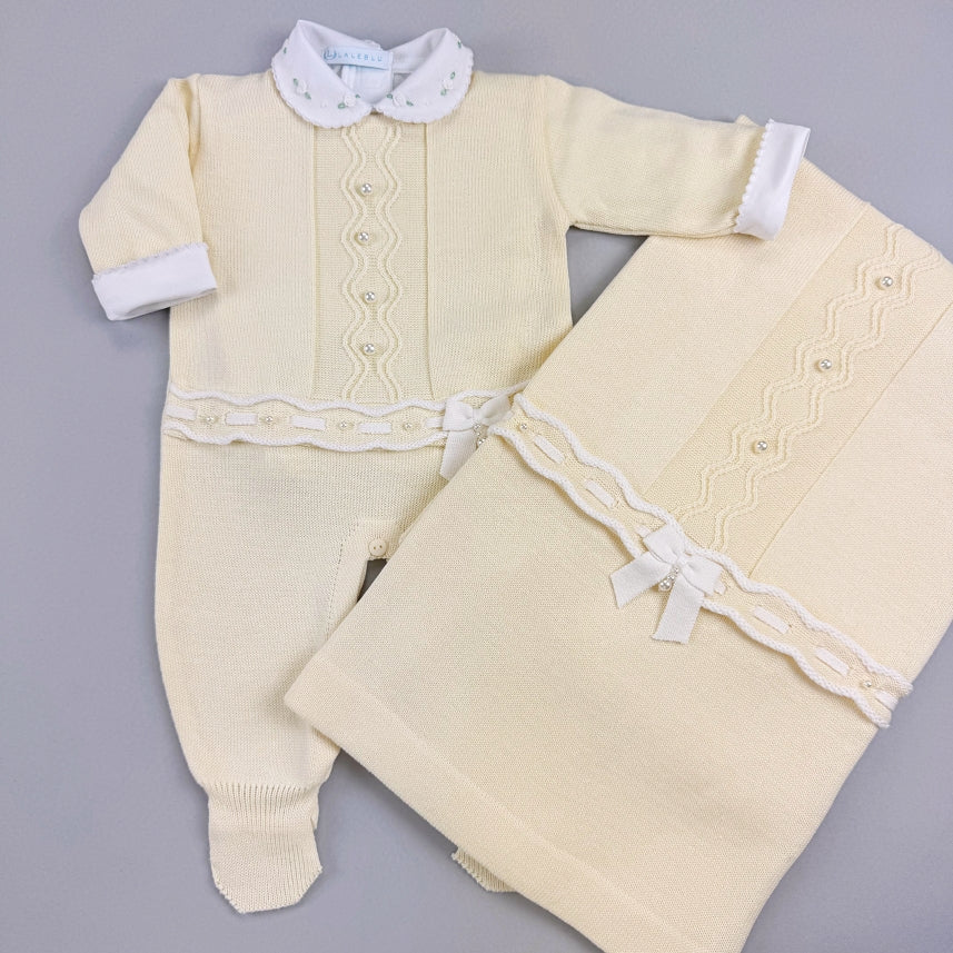 Macacão e Manta - Lívia - Amarelo