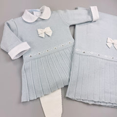 Vestido, Calça e Manta - Liz - Azul Pó