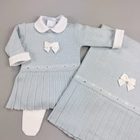 Vestido, Calça e Manta - Liz - Azul Pó