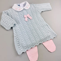 Vestido e Calça - Júlia - Azul Pó