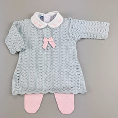 Vestido e Calça - Júlia - Azul Pó